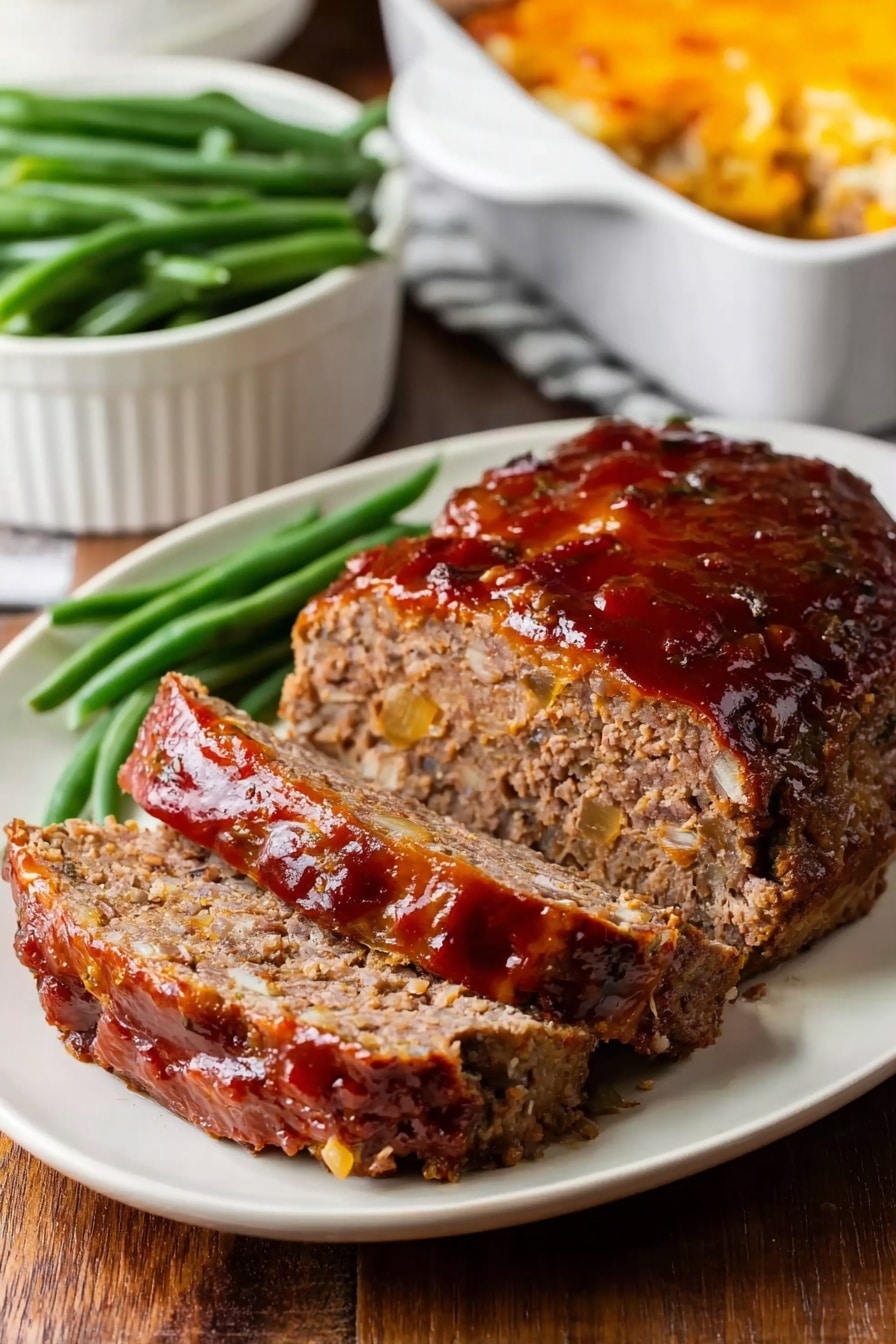 Classic Meatloaf with BBQ Sauce Recipe