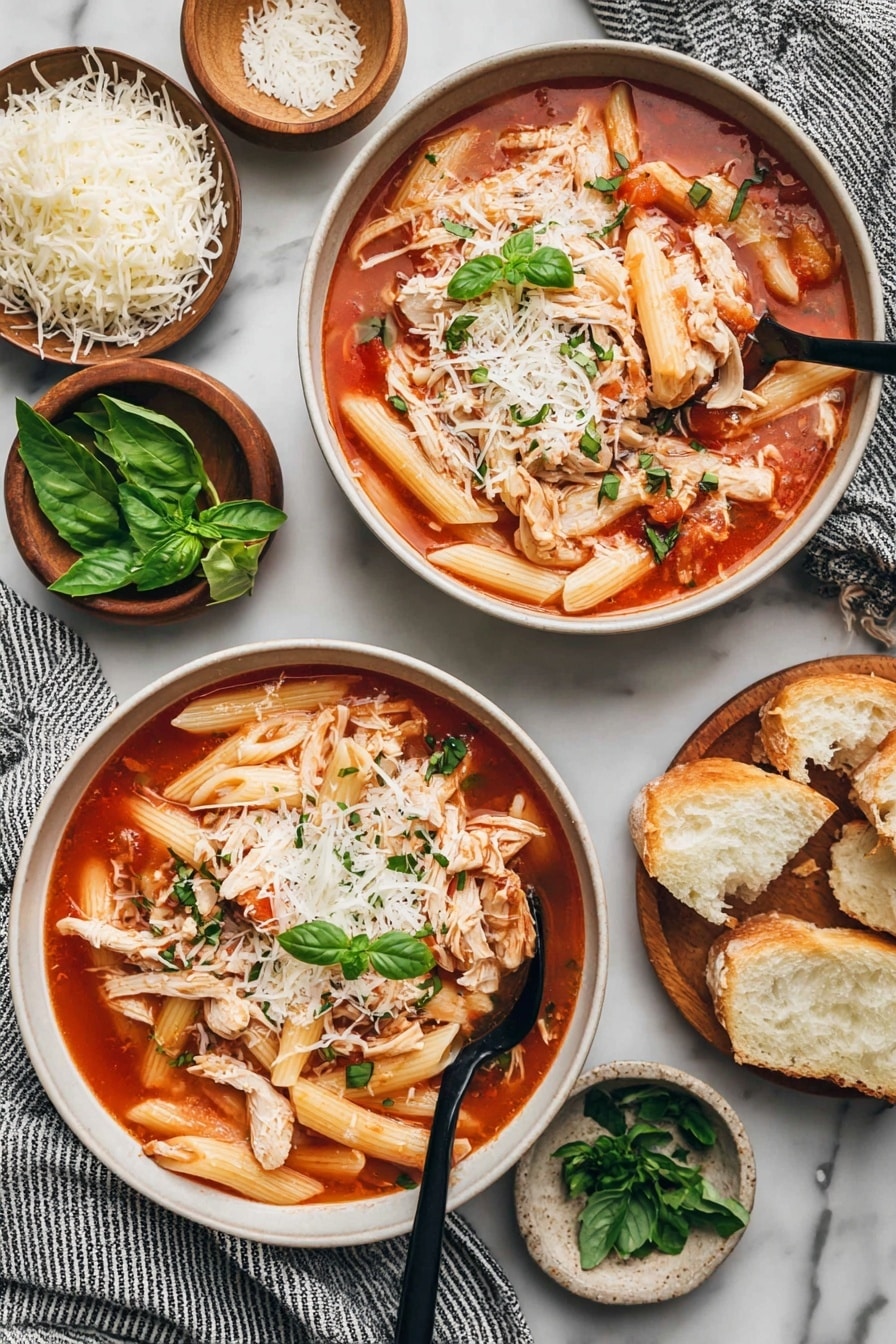 Slow Cooker Chicken Parmesan Soup Recipe