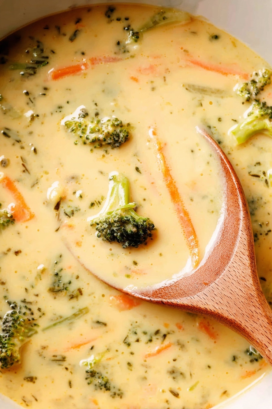 Creamy Broccoli Cheddar Soup Recipe