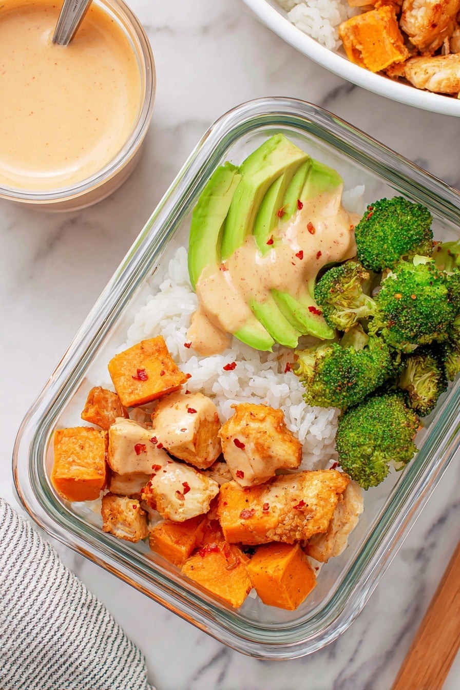 Cajun Chicken Sweet Potato Rice Bowl Recipe