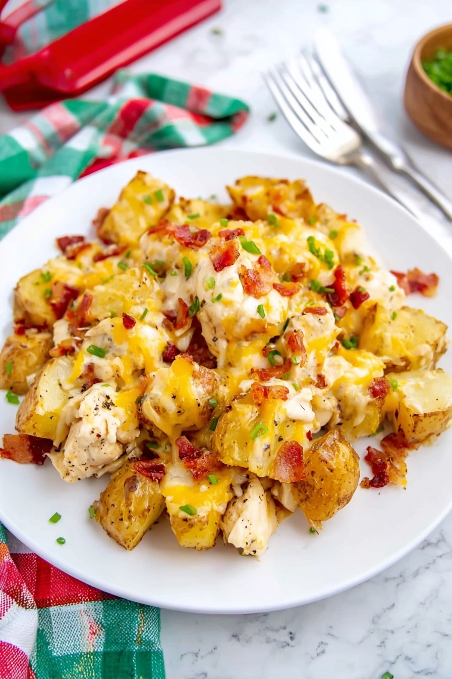 Creamy Chicken Bacon Ranch Casserole Recipe