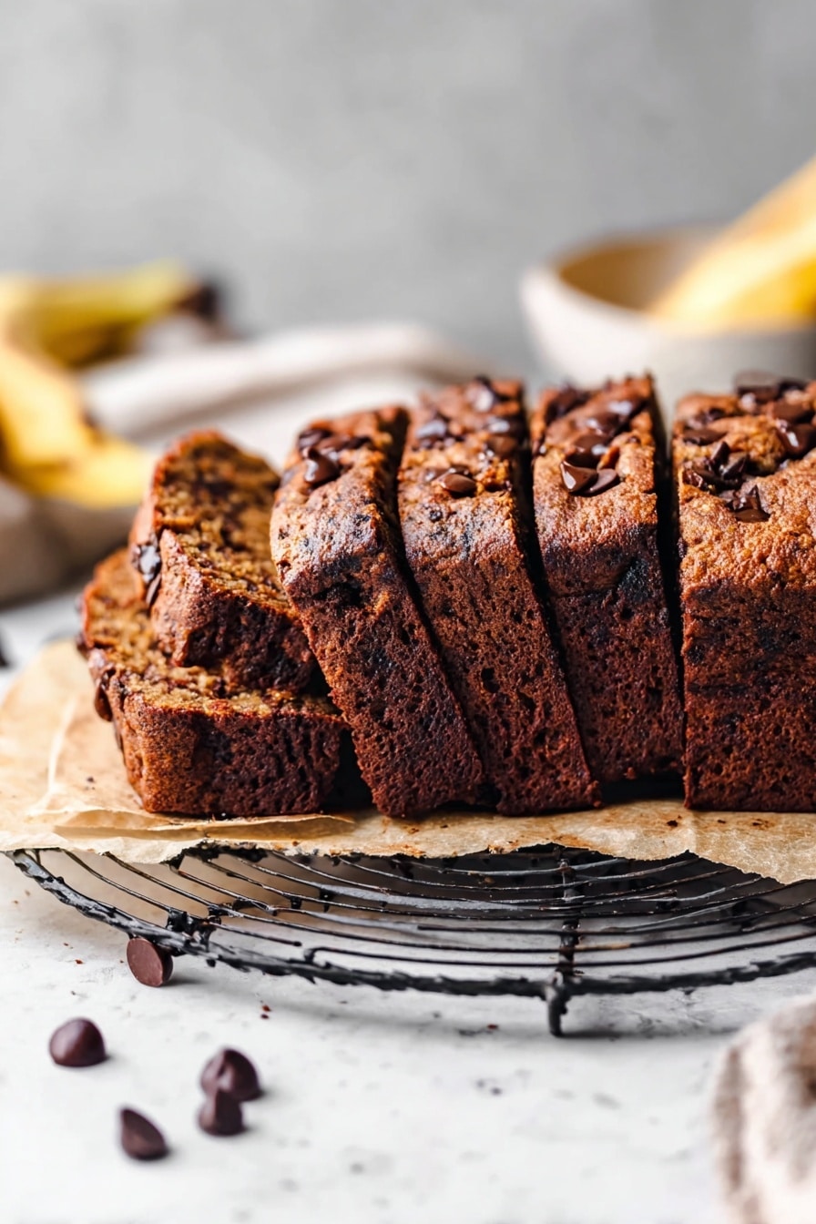Moist Banana Chocolate Chip Bread Recipe