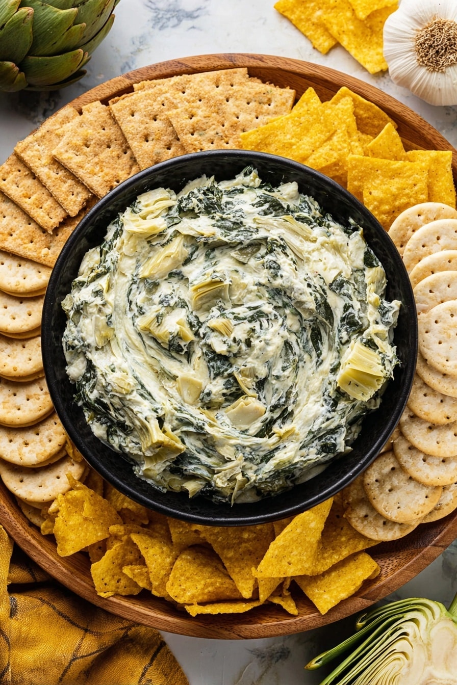 Crock Pot Spinach Artichoke Dip Recipe