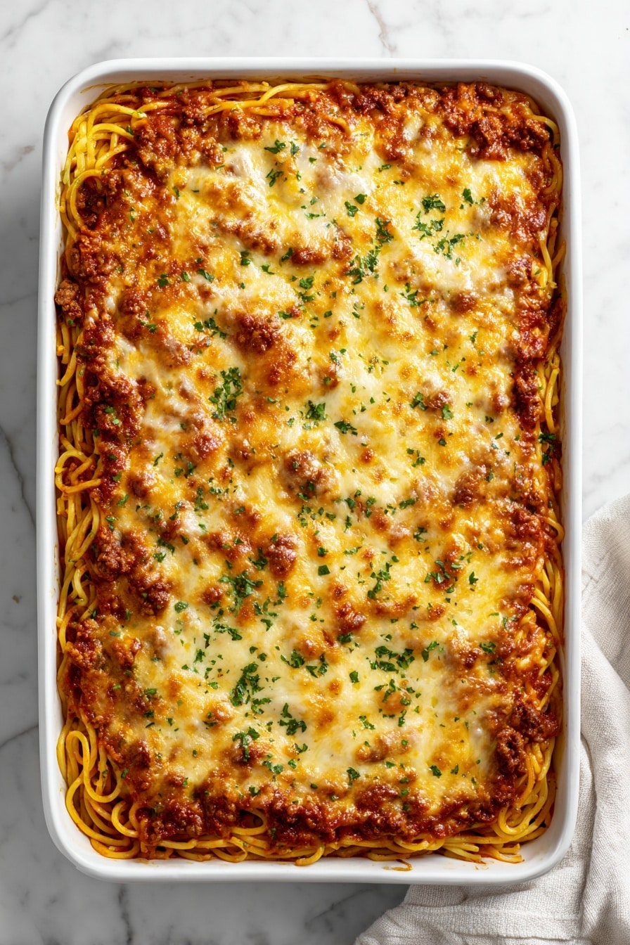 Million Dollar Spaghetti Bake Recipe 8 Million Dollar Spaghetti Bake Recipe - Serving