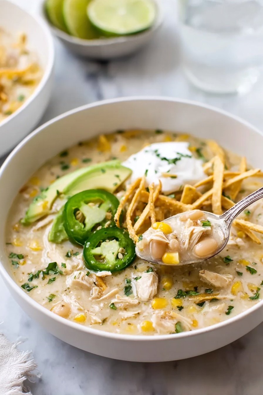 Creamy White Chicken Chili Recipe