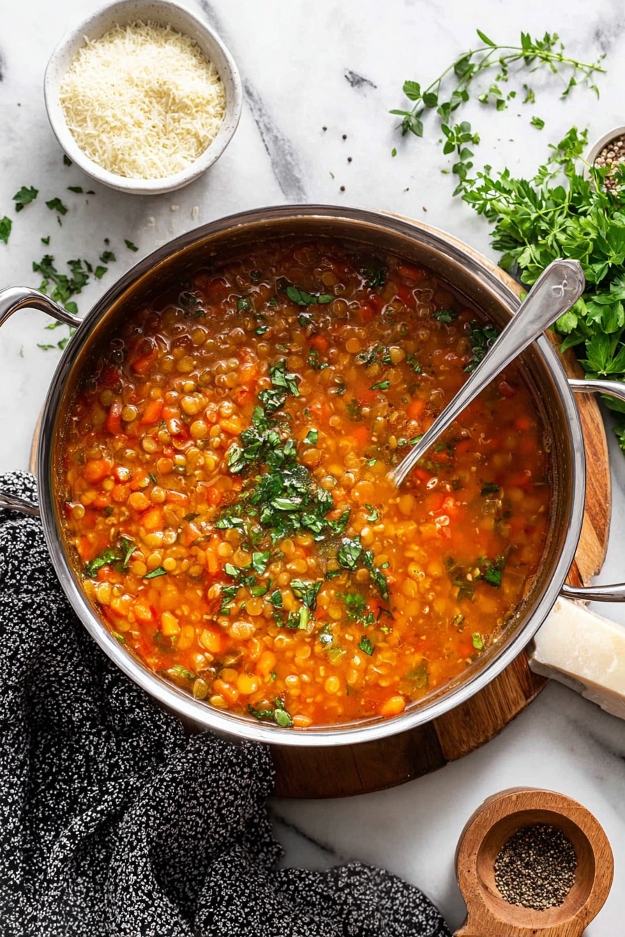Italian Lentil Soup Recipe