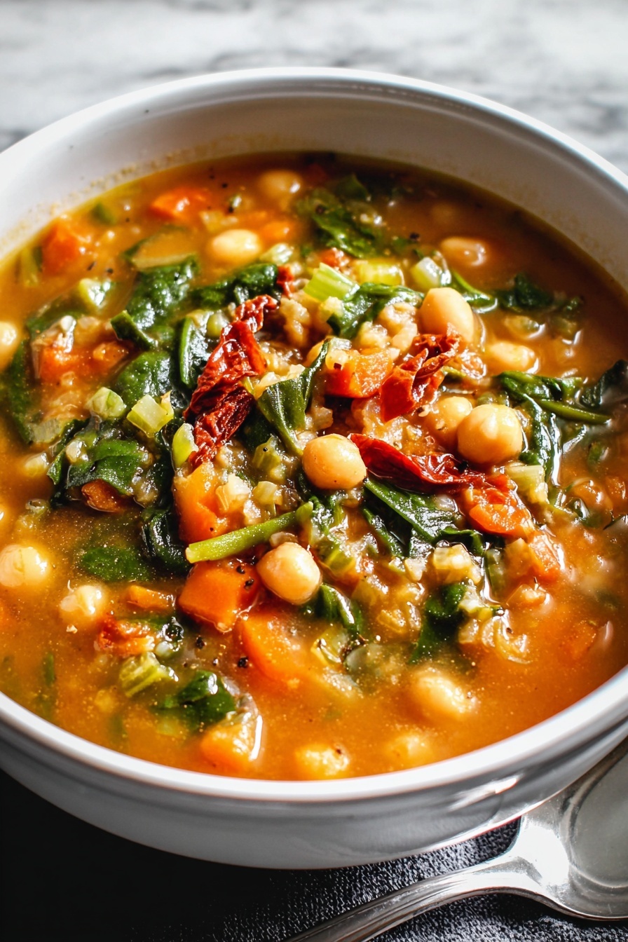Moroccan Chickpea Soup Recipe