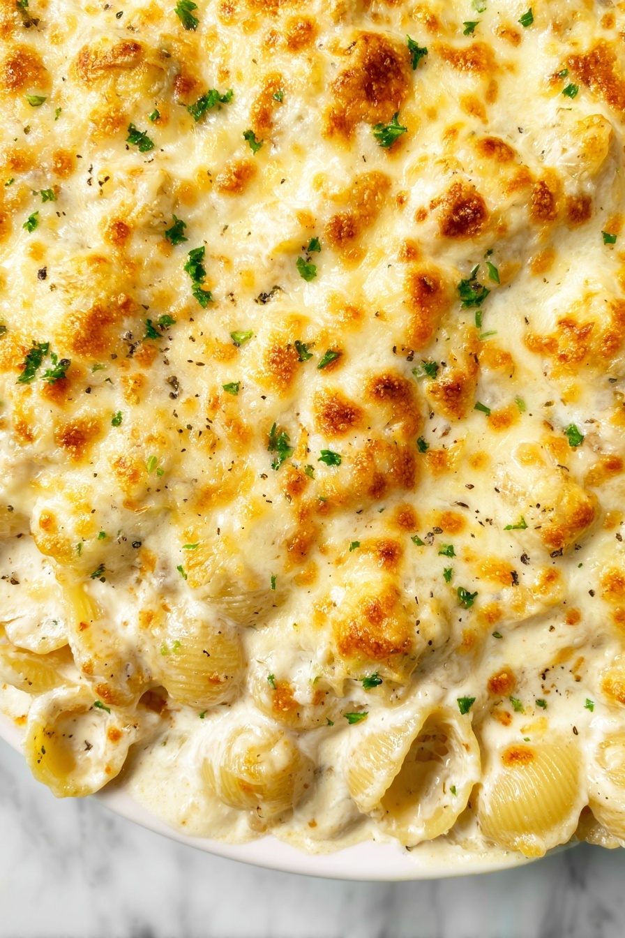Cheese Tortellini Alfredo Bake Recipe