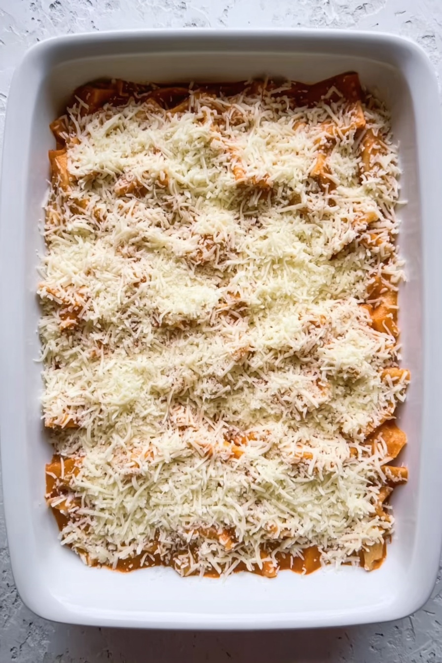 Cheesy Baked Tortellini Casserole Recipe