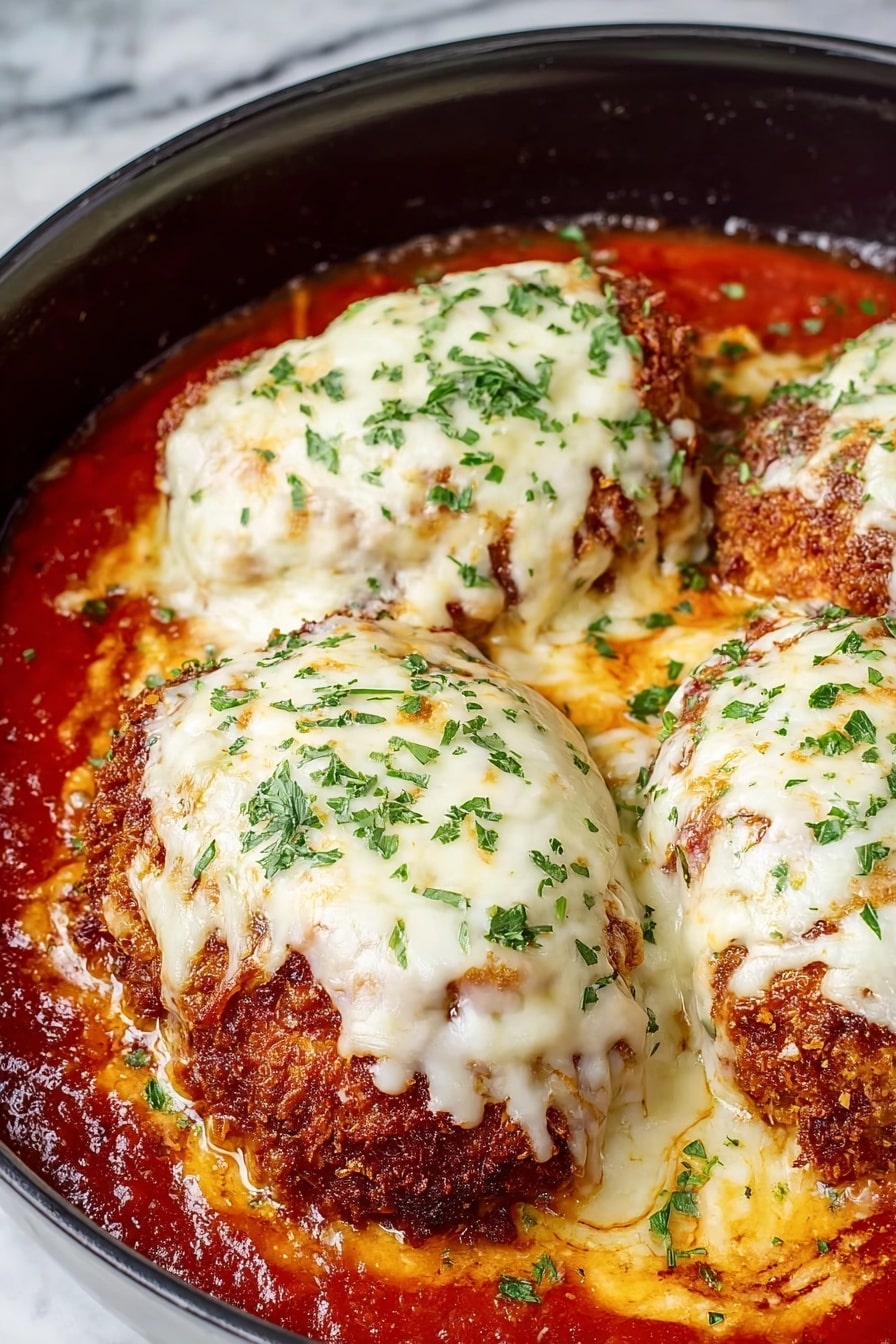 Easy Crock Pot Chicken Parmesan Recipe