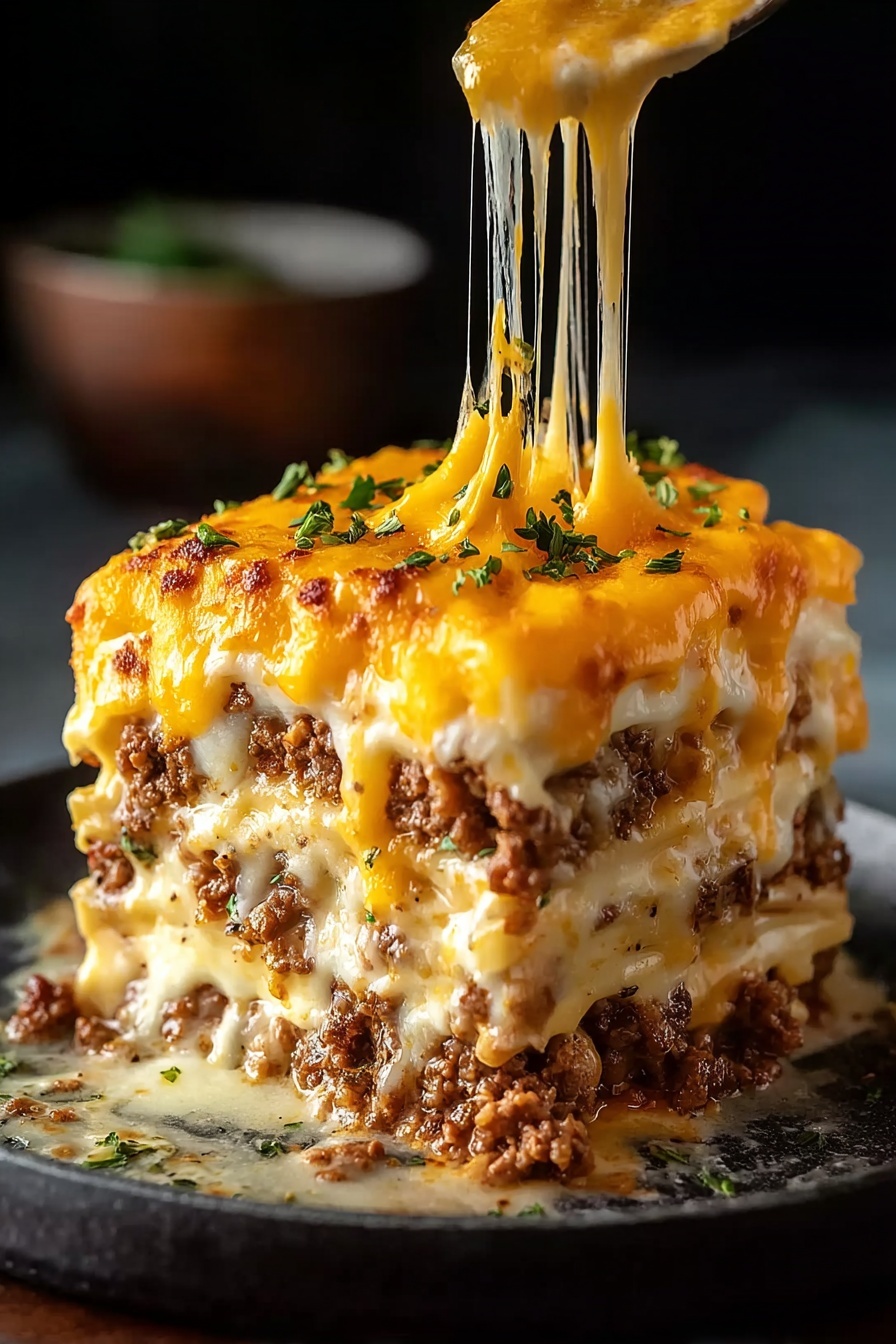 Beef Taco Casserole with Biscuit Crust Recipe