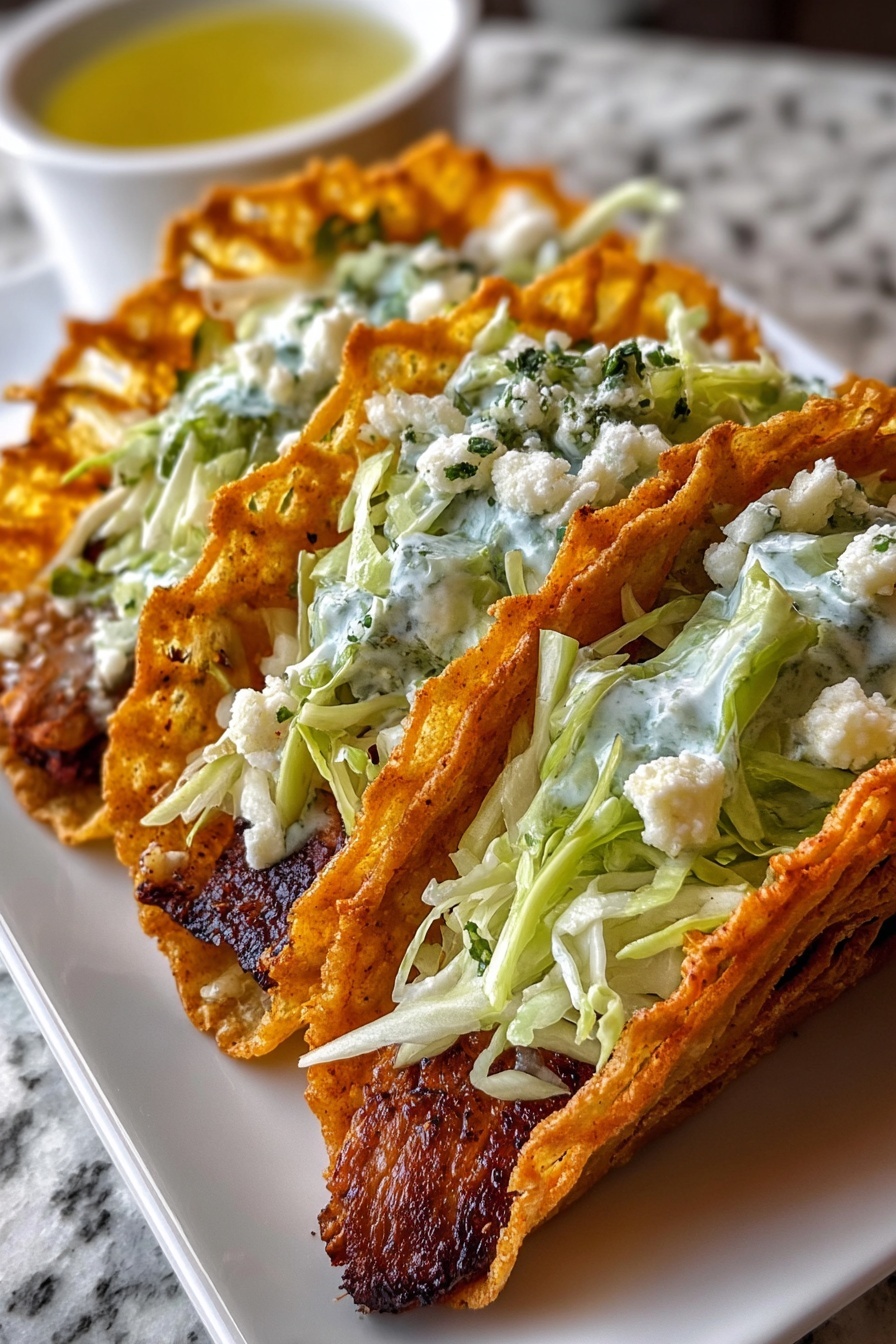 Dill Pickle Ranch Chicken Tacos Recipe 8 Dill Pickle Ranch Chicken Tacos Recipe - Serving