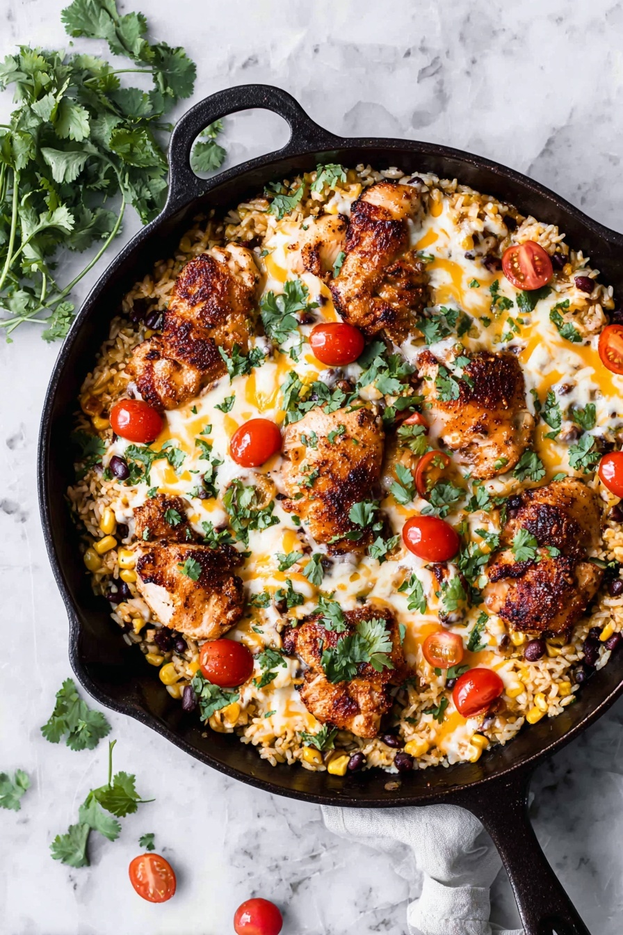 One-Pot BBQ Chicken and Rice: Flavorful, Easy Dinner