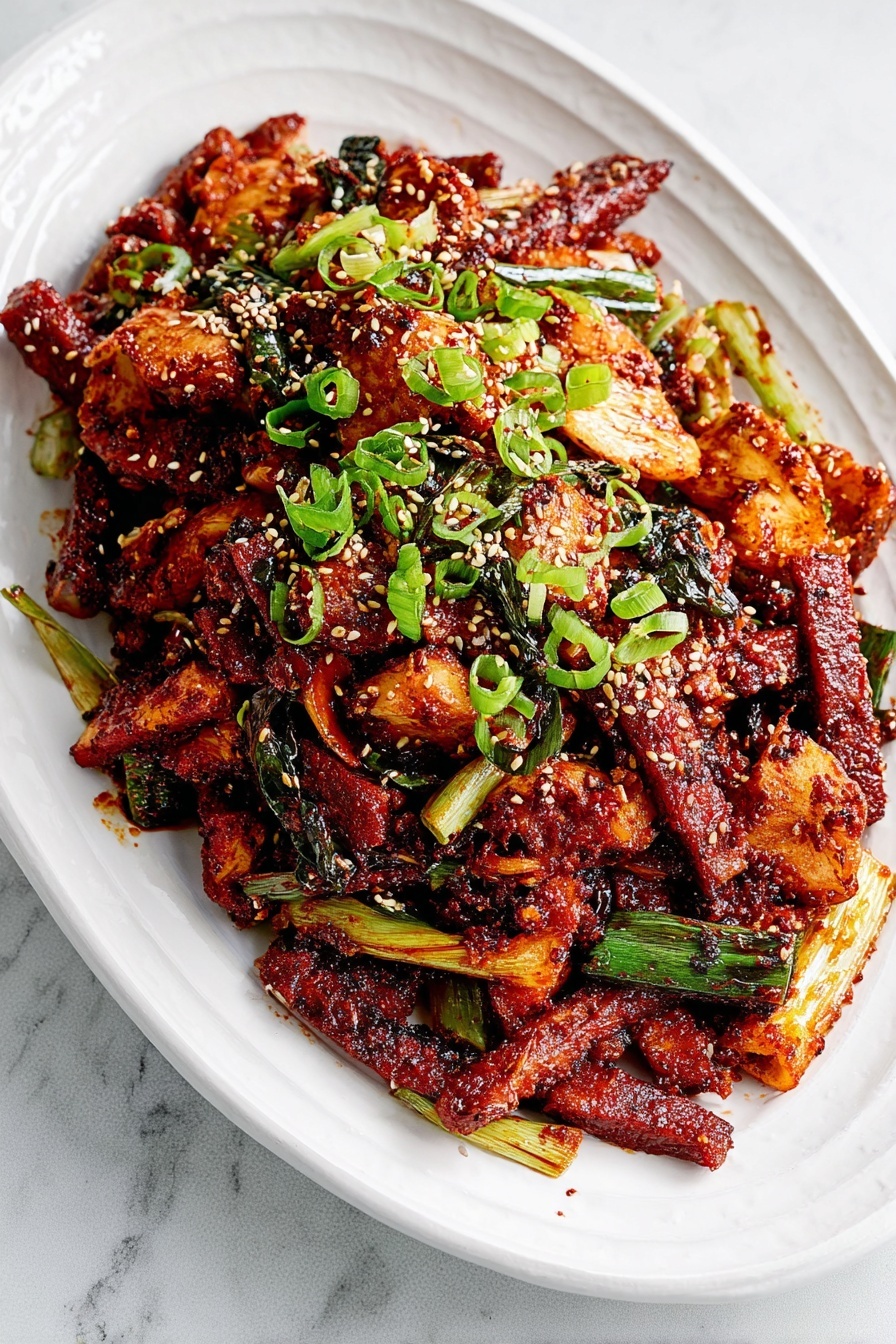 Korean Pork Belly Stir-Fry Recipe