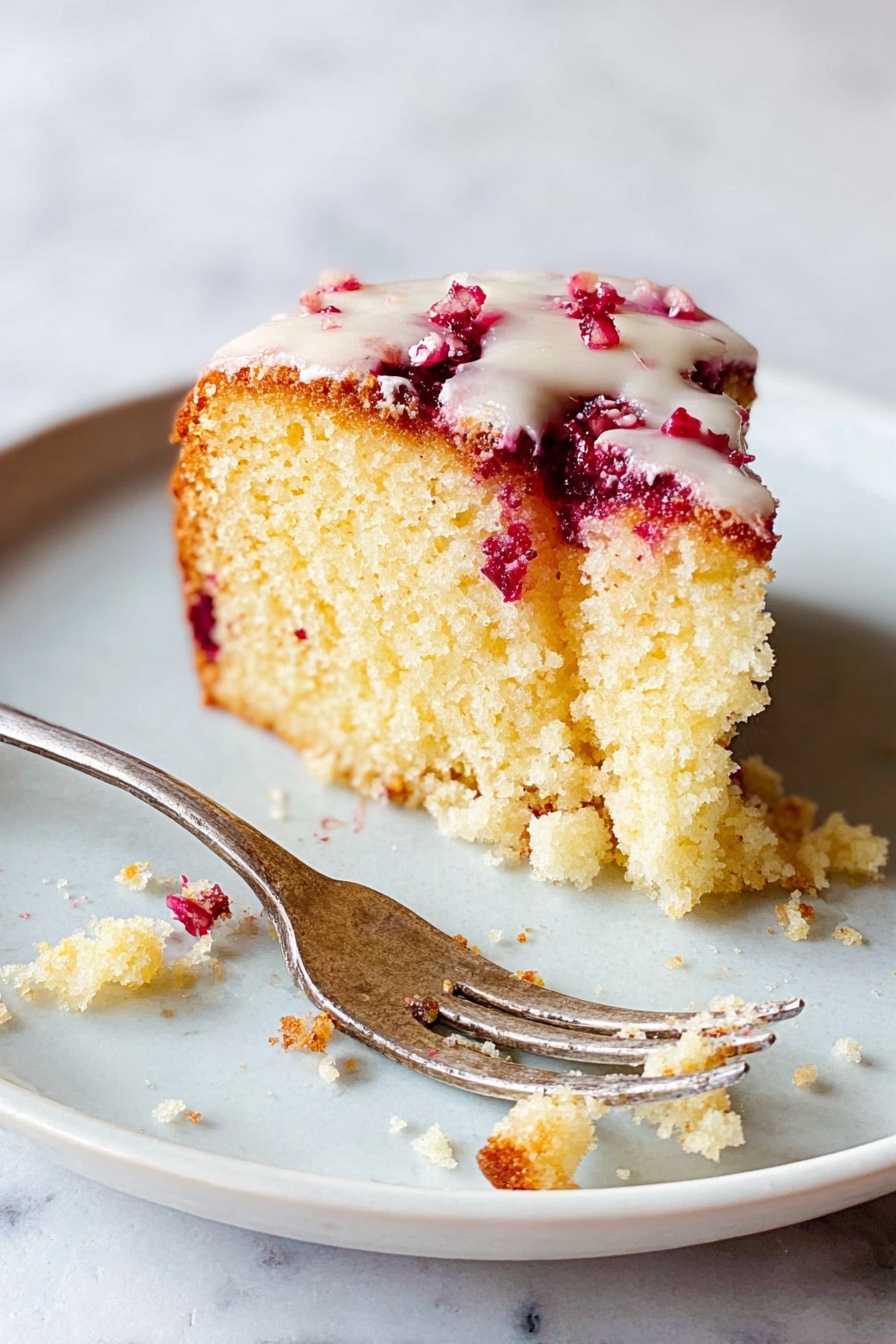 Raspberry White Chocolate Bundt Cake Recipe