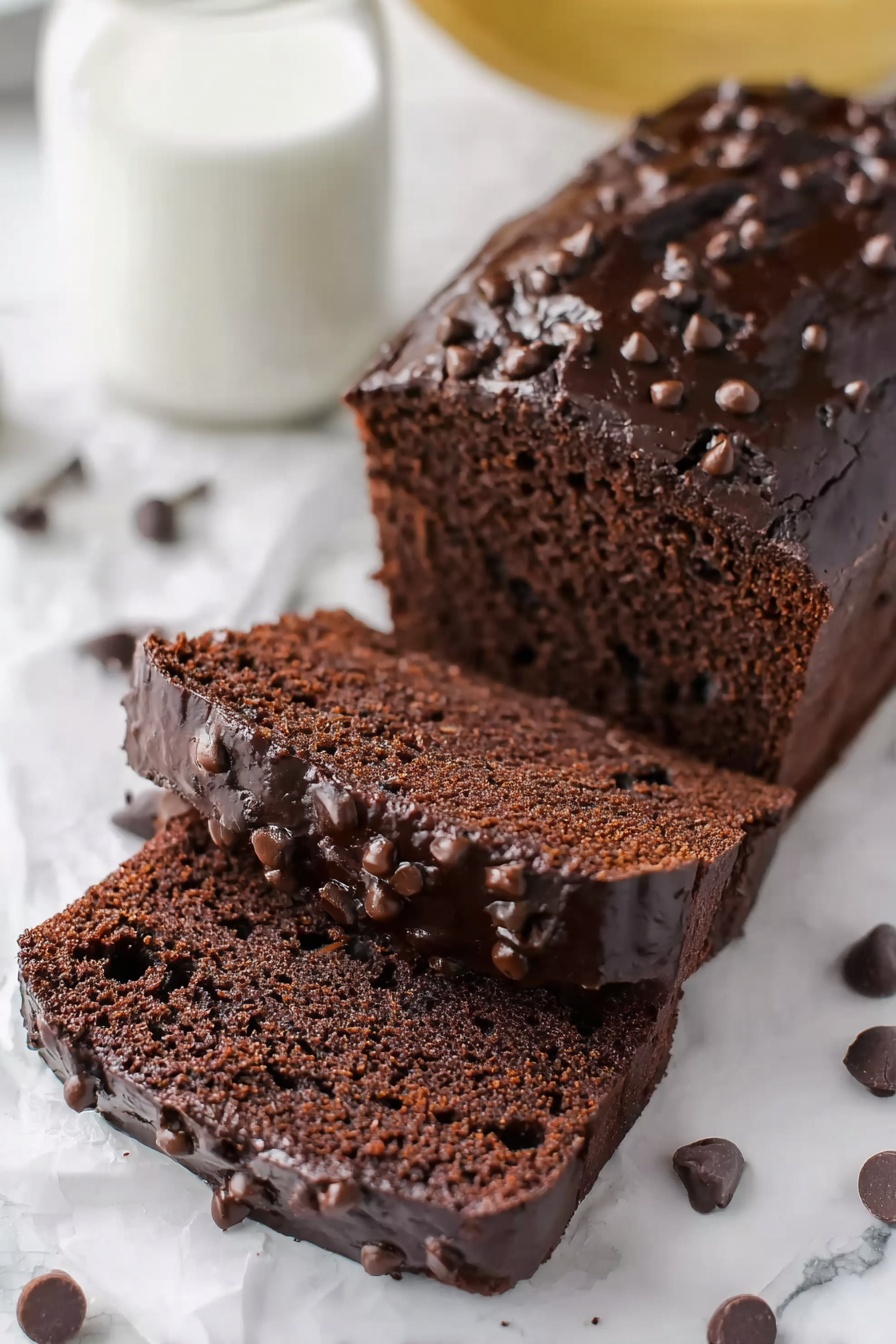 Healthy Chocolate Banana Bread Recipe