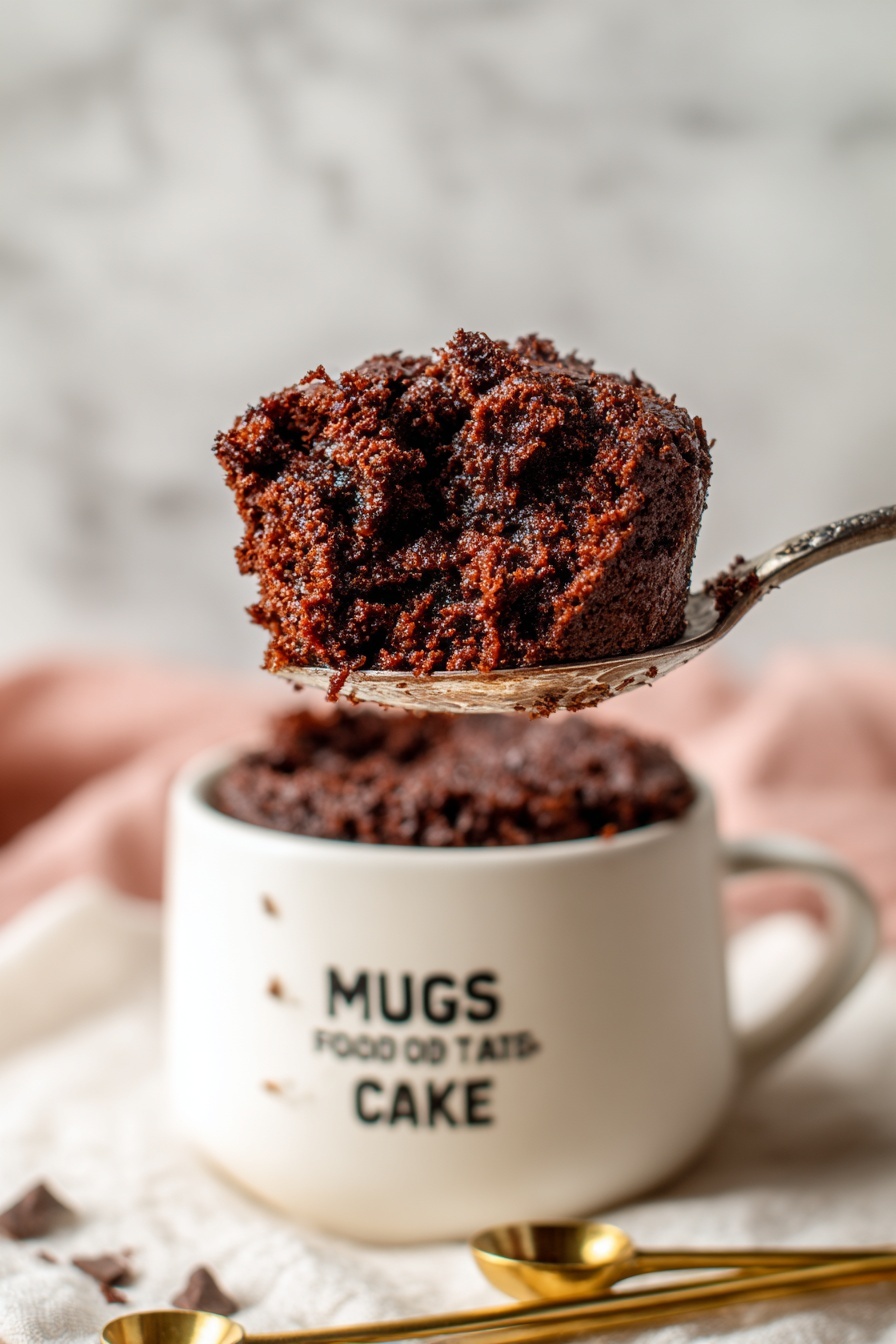 Chocolate Mug Cake with Hazelnut Spread Recipe 8 Chocolate Mug Cake with Hazelnut Spread Recipe - Serving