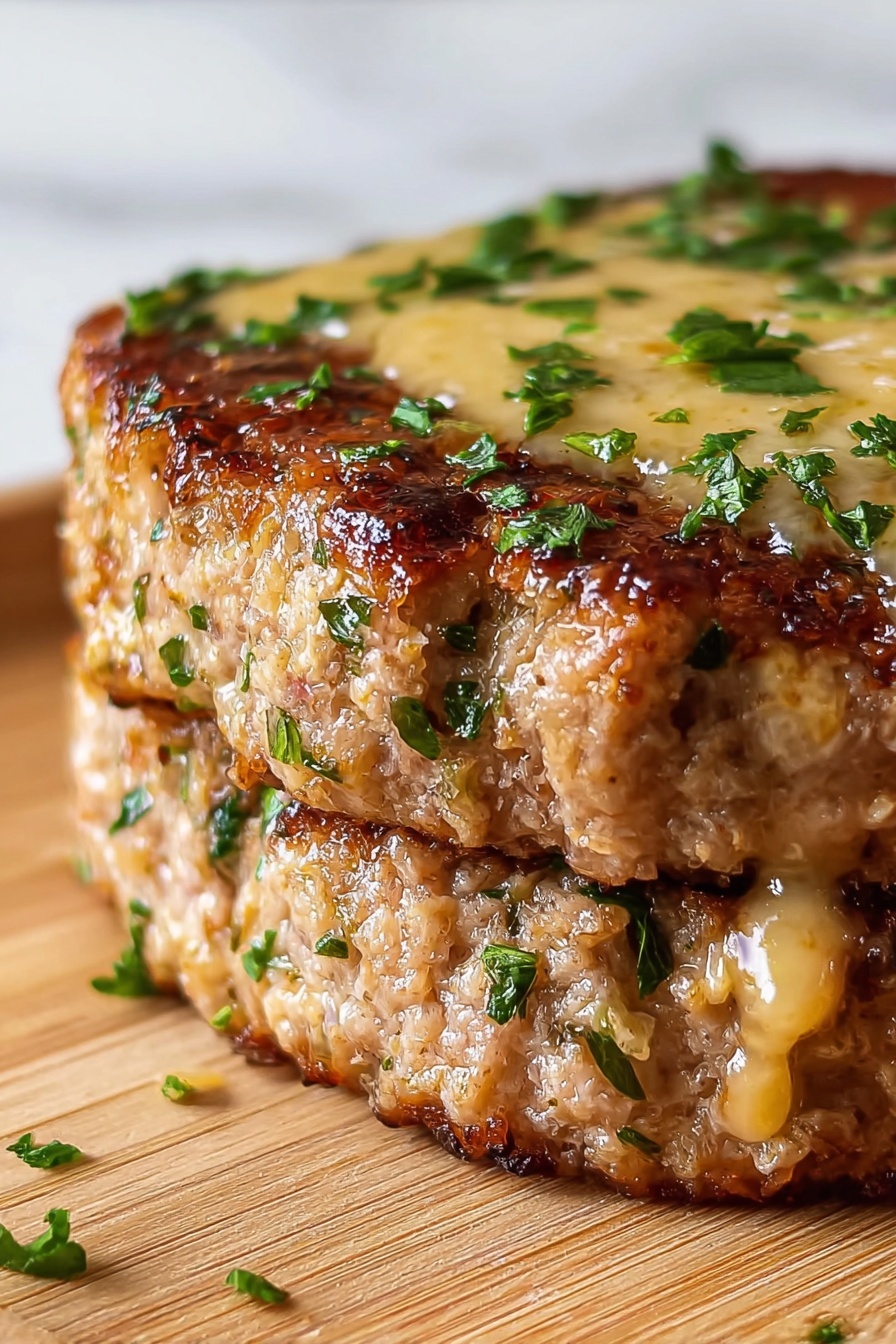 Garlic Parmesan Chicken Meatloaf Recipe 8 Garlic Parmesan Chicken Meatloaf Recipe - Serving