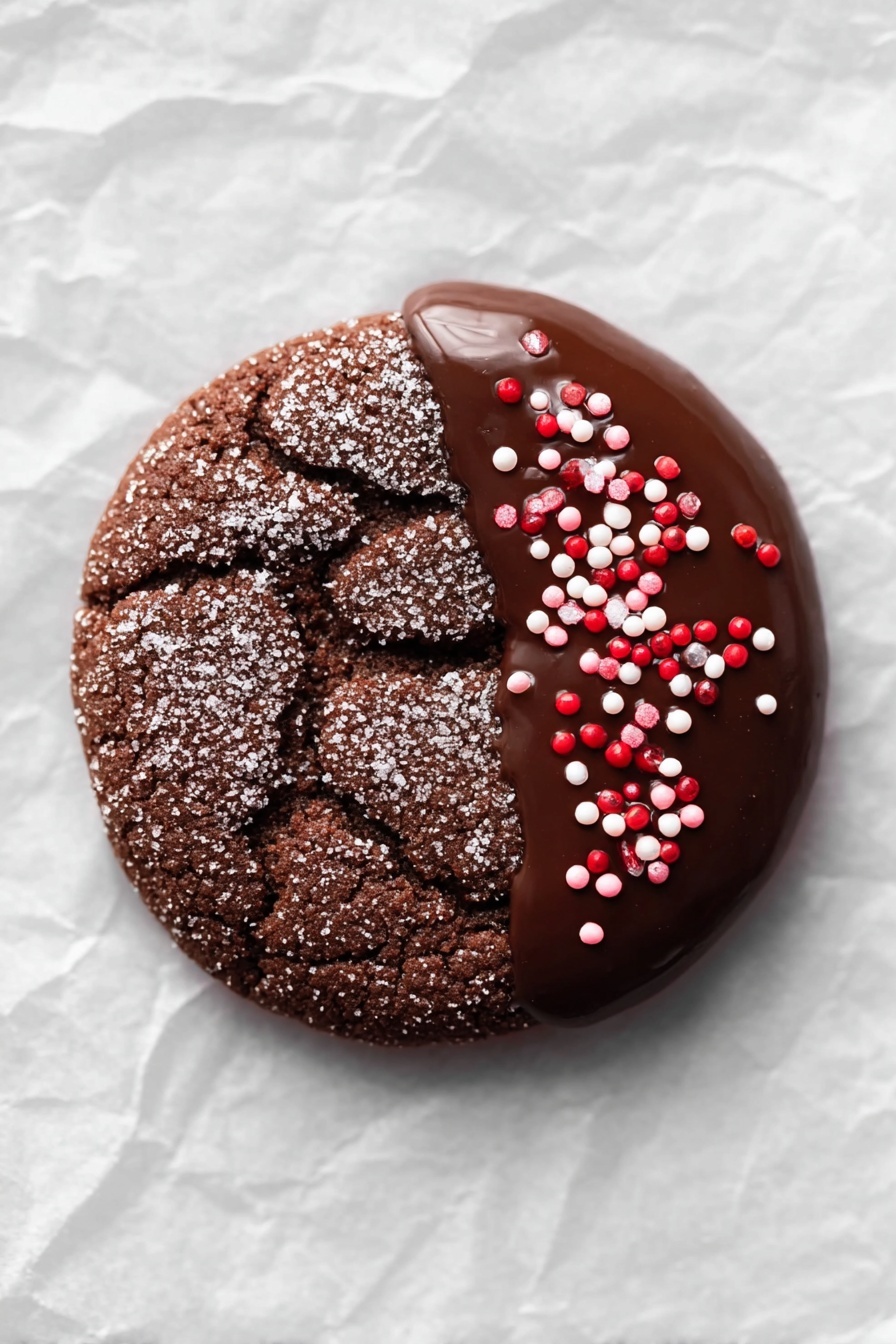 Chocolate Sugar Cookies with Chocolate Coating Recipe