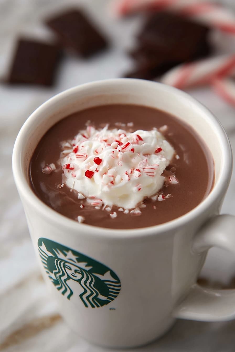 Peppermint Mocha Hot Chocolate Recipe
