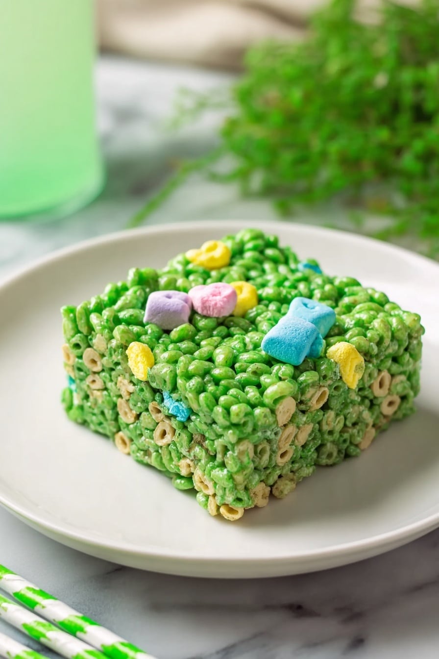 Lucky Charms Rice Krispie Treats Recipe