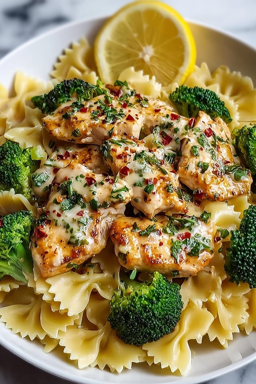 Lemon Chicken Pasta with Cowboy Butter Recipe