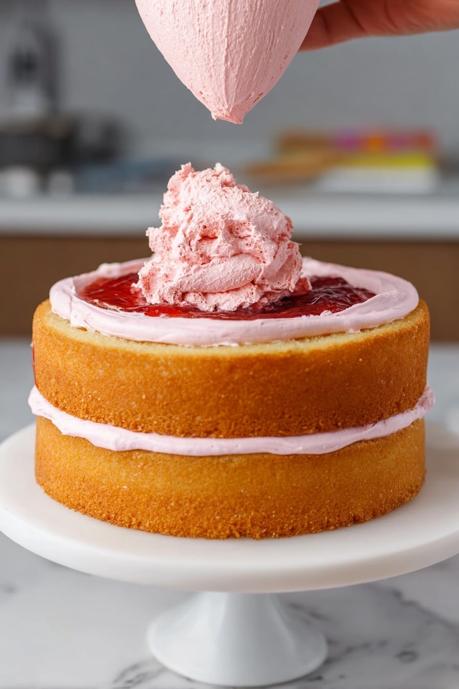 Strawberry Mousse Cake Filling Recipe
