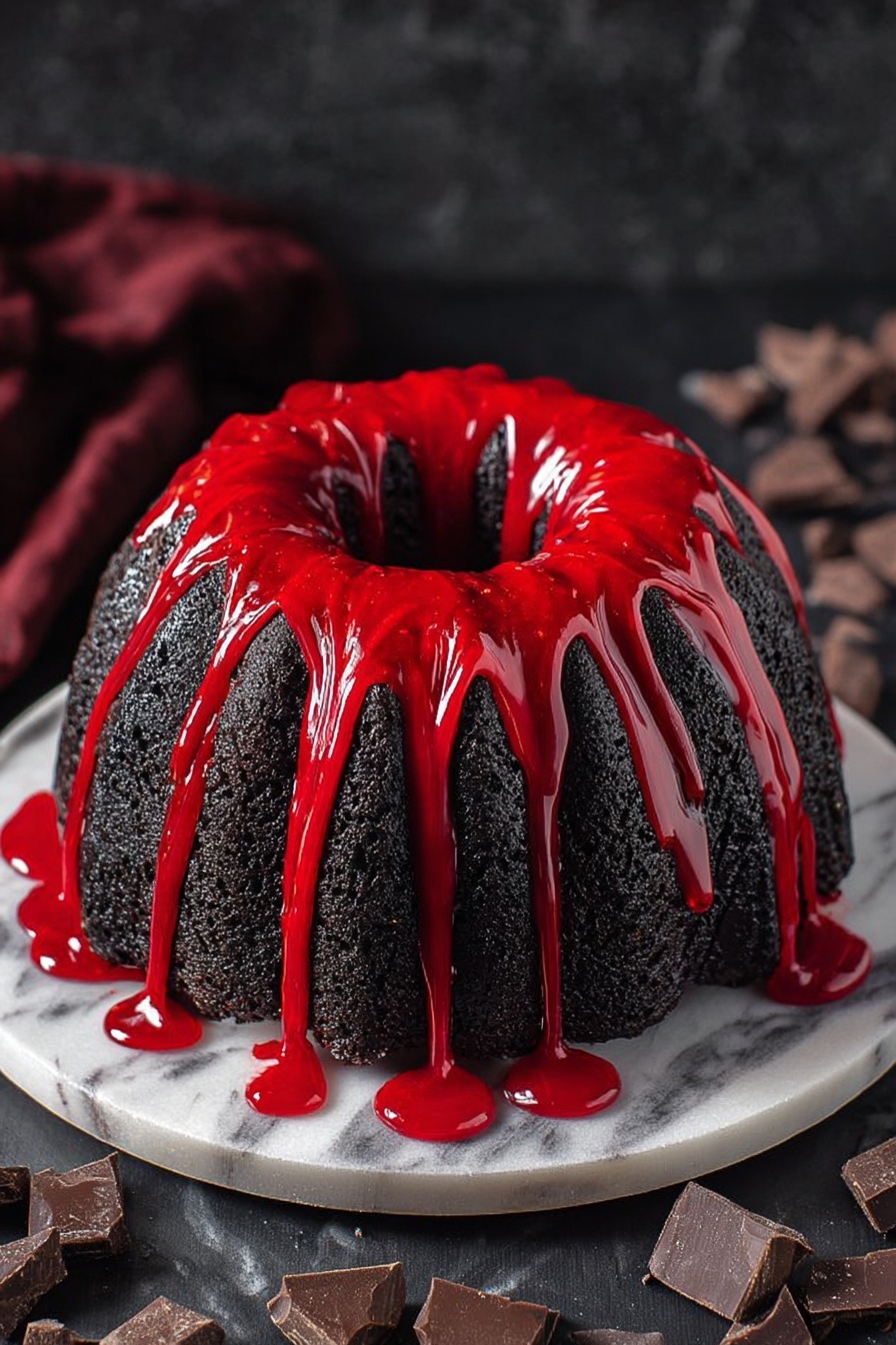 Black Cocoa Chocolate Cake with White Ganache Recipe