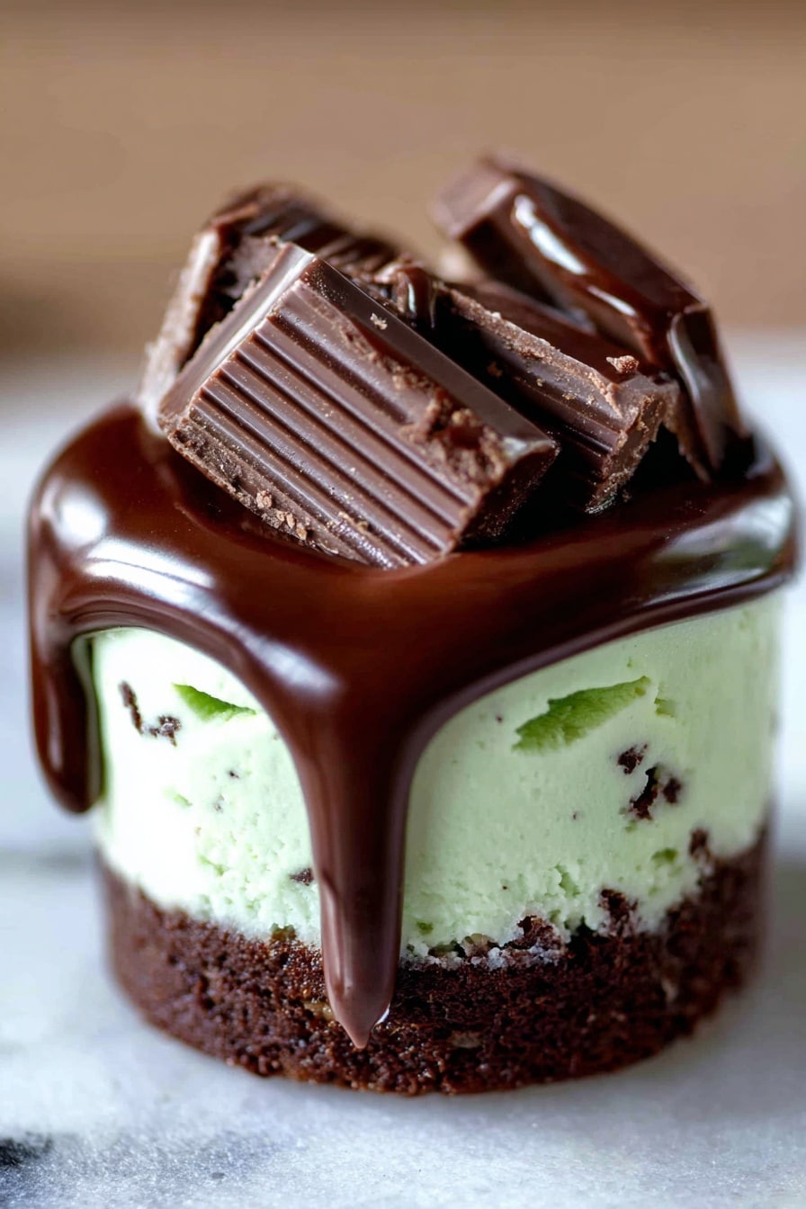 Andes Mint Mini Cheesecakes Recipe