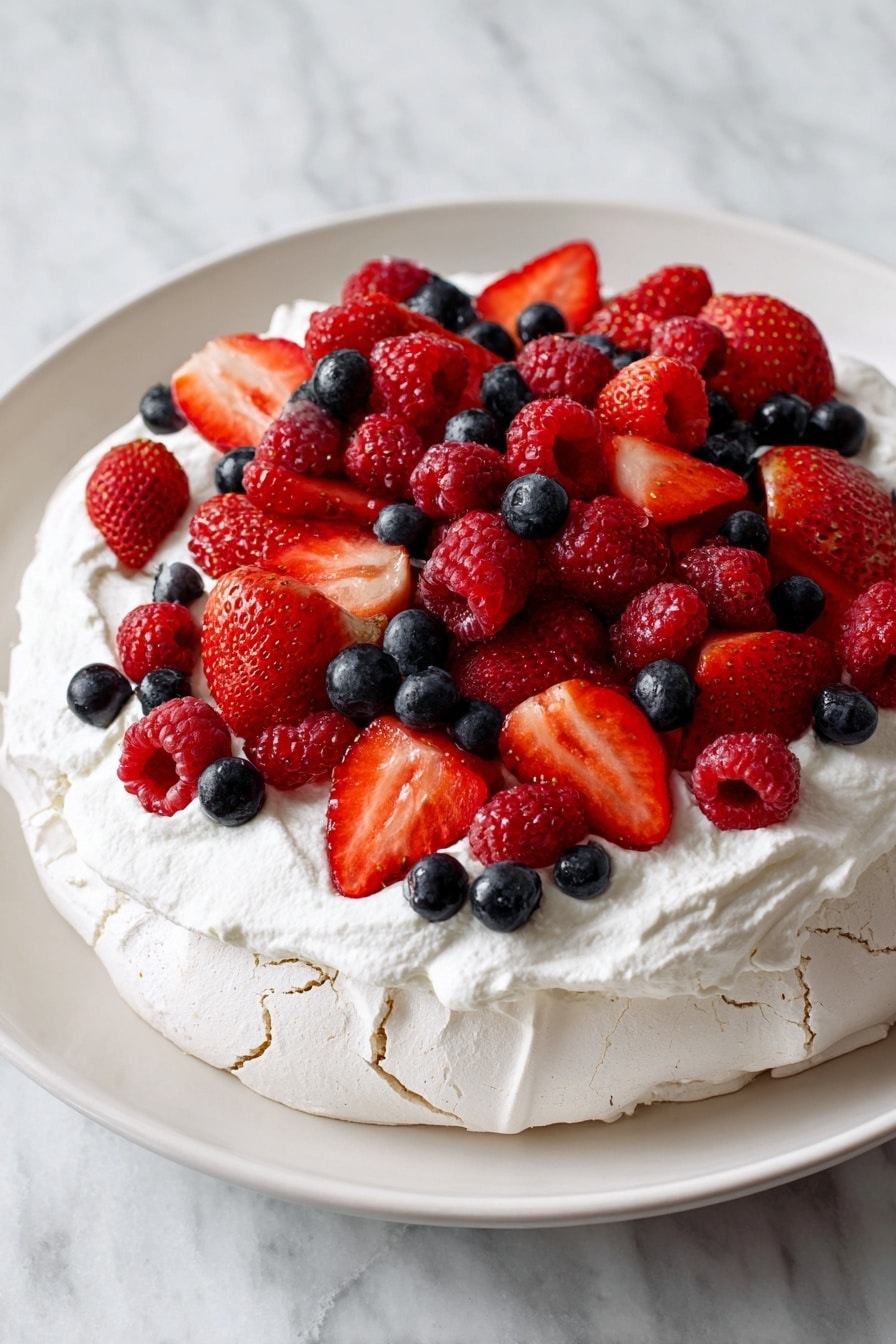 Classic Pavlova with Fresh Fruit Recipe