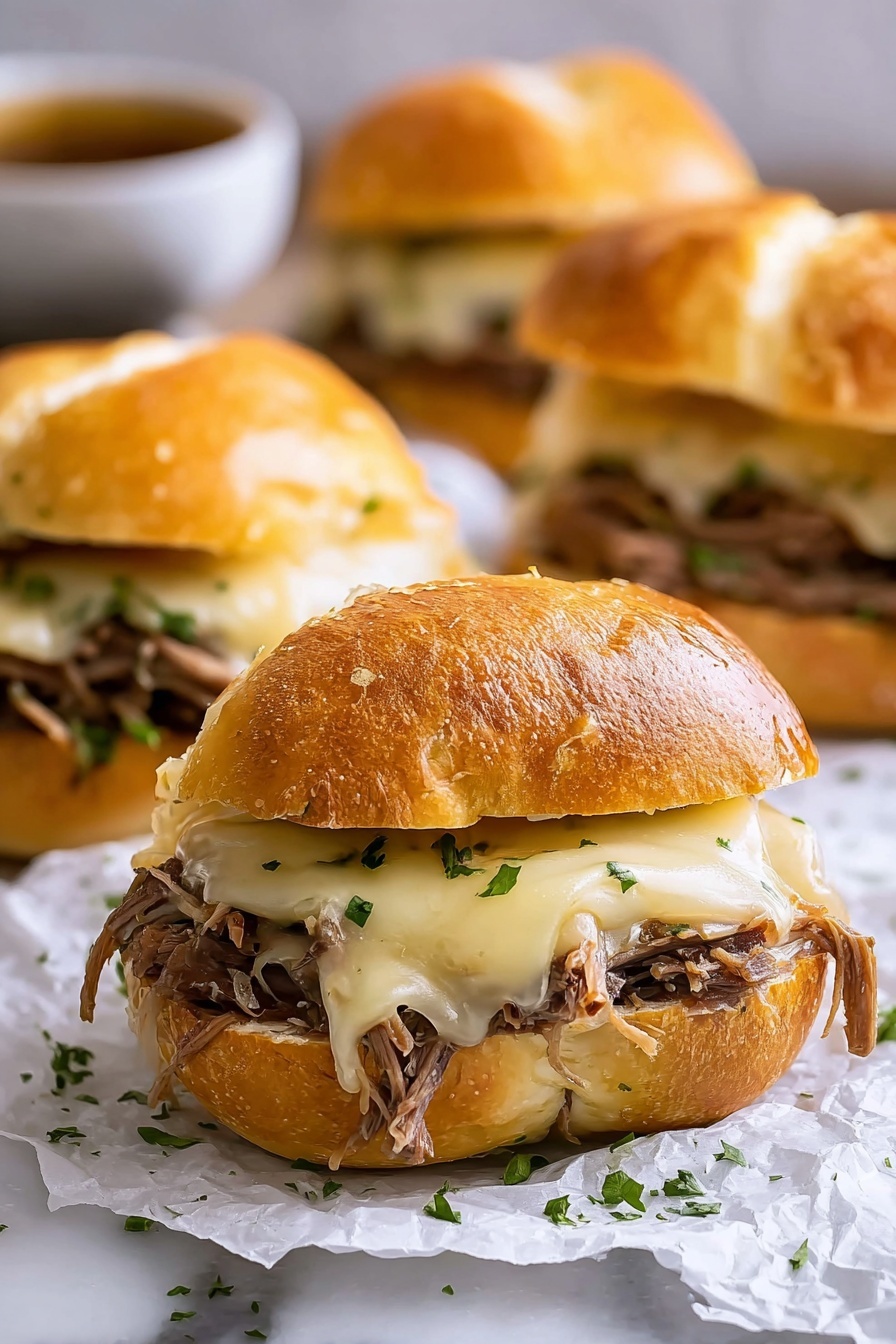 Slow Cooker French Dip Sandwiches Recipe