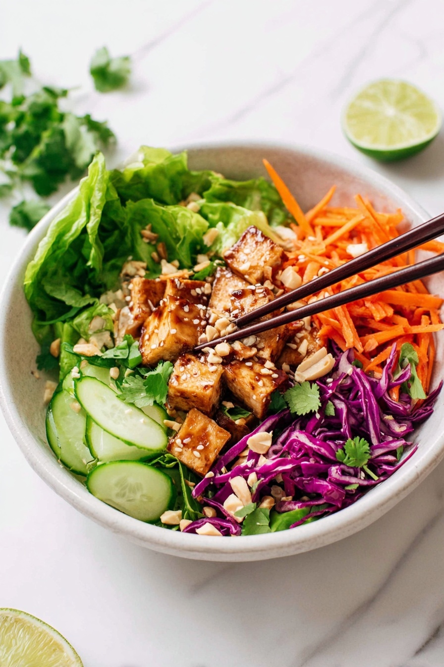 Spicy Tofu Salad Bowls Recipe