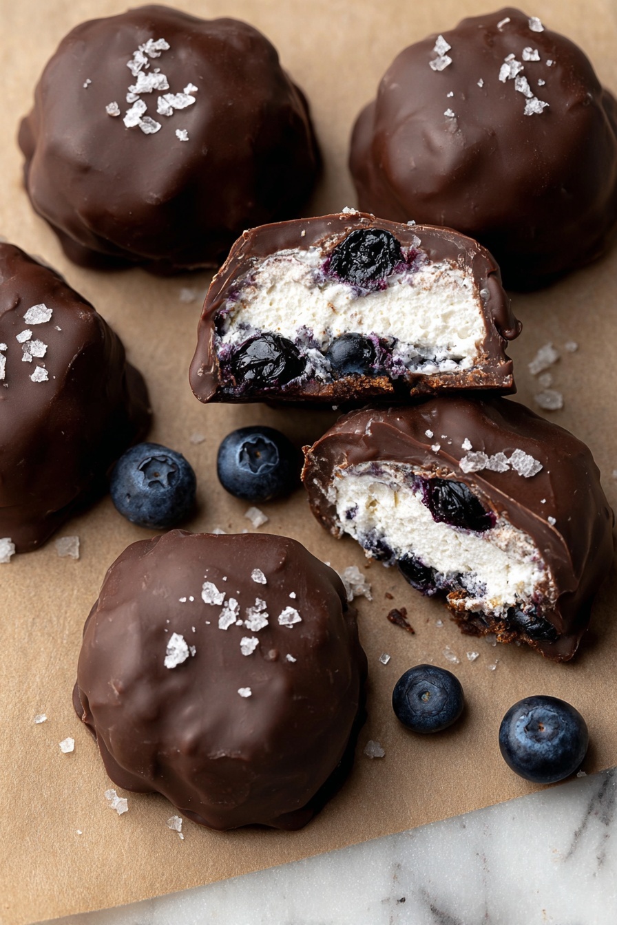 Chocolate Blueberry Cottage Cheese Clusters Recipe