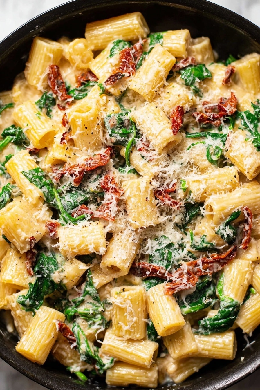 Sun-Dried Tomato Pasta with Cream Recipe